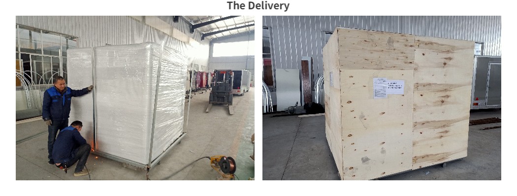 the delivery of pizza catering trailer to the uk